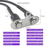 Switch Assembly SA30 – Metal Body – LED Ring Light – Two On/Off Button – Bolt Mount – Motorcycle - Image 2