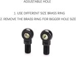 Universal LFX Motorcycle Hydraulic Air Shock Absorber Rear Suspension 12.5 Inch 320mm Pair - Image 6