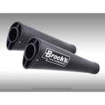 Motorcycle Brocks exhaust Long Big Muffler Silencer S2B High Performance - Image 3