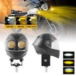 Aluminum Motorcycle LED Headlight White High low beam Projector Lens ATV Scooter Driving Lamp Fog Light Auxiliary Spotlight Lamp halmeet light - Image 7