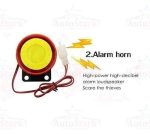 Motorcycle Remote Security Lock Anti Theft Alarm System For Bike Motorcycle Self Starter Bikes with Jack Knife Key - Image 3