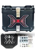 JDR Wholesale Motorcycle Storage Box 47Litres ABS Delivery Box /Motorcycle Luggage Box/Motorcycle Tail Box - Image 6
