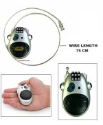 Aow Attractive Offer World Helmet Lock for Bike Lock/Number Lock for Helmet/Extendable Cable Lock/Password Lock Telescopic Wire Rope - Image 4