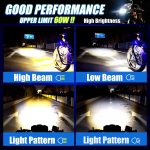 MOTOLED Exploradoras Para Moto Luces Foco Led Azul Amarillo Blanco DRL 60W 10000LM - Image 2