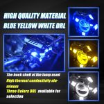 MOTOLED Exploradoras Para Moto Luces Foco Led Azul Amarillo Blanco DRL 60W 10000LM - Image 3