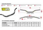 Pro Taper Handle Fat Bar HB10 28mm – Wide Touring Bar – Aluminium Powder Coated – Motorcycle - Image 5