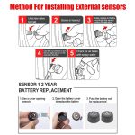 TPMS Tire Pressure Monitoring System Solar Charging Air Temperature Sensor Alarm Warning Tyre Motorcycle - Image 13