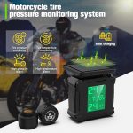 TPMS Tire Pressure Monitoring System Solar Charging Air Temperature Sensor Alarm Warning Tyre Motorcycle