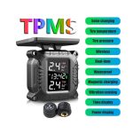 TPMS Tire Pressure Monitoring System Solar Charging Air Temperature Sensor Alarm Warning Tyre Motorcycle - Image 4