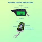CK Two way Alarm System Passive Key Less Entry LCD Display Remote Motorcycle High Quality - Image 3