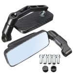 Motorcycle Side Rearview Mirror Motorcycle Rearview Mirror Scooter E-Bike Side Mirrors Electrombile Back Side Convex Mirror
