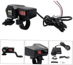 Mobile Charger MC08 – Dual USB Type C Port – Quick QC 3.0 Temperature Voltmeter – Motorcycle