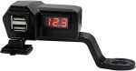 Mobile Charger MC08 – Dual USB Type C Port – Quick QC 3.0 Temperature Voltmeter – Motorcycle - Image 6