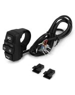 QWORK® 22mm Motorcycle Handlebar Switch 3 in 1 Headlight Turn Signal Horn Switch for Motorcycle, Electric Bike, Mountain Bike, Electric Scooter, Electric Scooter - Image 5