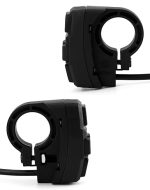 QWORK® 22mm Motorcycle Handlebar Switch 3 in 1 Headlight Turn Signal Horn Switch for Motorcycle, Electric Bike, Mountain Bike, Electric Scooter, Electric Scooter - Image 6