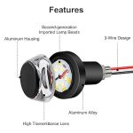 2PCS Motorcycle Turn Signal LED Light Indicator Handle Bar End Handlebar - Image 7