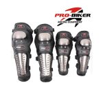 ProBiker Knee Elbow Guards – Steel – Crash Protection – Riding Safety – Rider Joints - Image 2