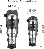ProBiker Knee Elbow Guards – Steel – Crash Protection – Riding Safety – Rider Joints - Image 8
