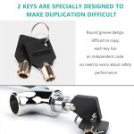 Allnice Mini Bike Lock Cable Portable Anti-Theft Bike Bicycle Lock Security Cycling Cable Lock Zinc Alloy Senior Waterproof Travel Luggage Locks Helmet Lock - Image 6