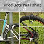 Allnice Mini Bike Lock Cable Portable Anti-Theft Bike Bicycle Lock Security Cycling Cable Lock Zinc Alloy Senior Waterproof Travel Luggage Locks Helmet Lock - Image 9