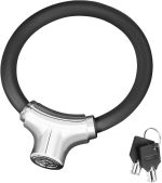 Allnice Mini Bike Lock Cable Portable Anti-Theft Bike Bicycle Lock Security Cycling Cable Lock Zinc Alloy Senior Waterproof Travel Luggage Locks Helmet Lock