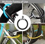 Allnice Mini Bike Lock Cable Portable Anti-Theft Bike Bicycle Lock Security Cycling Cable Lock Zinc Alloy Senior Waterproof Travel Luggage Locks Helmet Lock - Image 7