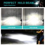 Bike Led Headlight Bulb M6 Headlight Lamp with Flasher 3 in 1 Modes for Motorcycle Universal - Image 4