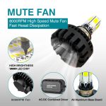 Bike Led Headlight Bulb M6 Headlight Lamp with Flasher 3 in 1 Modes for Motorcycle Universal - Image 3