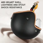 BGMKE Men's and Women's 3/4 Half Helmet Retro Bowls with Visor Motorcycle Jet Helmet ECE Approved for Adult Scooter Moped Vintage Moped, 54-60 cm - Image 9