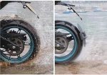 Motorcycle Universal Rear Mudguard Rear Wheel fender with Yellow Red Reflectors Splash Guard Rear Wheel Cover Splash Guard Mudguard For Yamaha , Suzuki, Honda Bikes - Image 4
