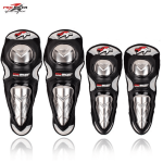 PROBIKER Pro X Knee & Elbow Metallic Guards HX-P19