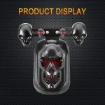 Motorcycle Back Light Modified Skull Ghost Head Rear Taillights Brake Lights Running Lights - Image 2