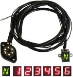 Motorcycle Digital Gear Indicator , Motorcycle Gear Shift Sensor Waterproof Gear Shift Indicator Digital Meter LED Display Universal for Motorcycles - Image 4