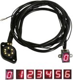 Motorcycle Digital Gear Indicator , Motorcycle Gear Shift Sensor Waterproof Gear Shift Indicator Digital Meter LED Display Universal for Motorcycles - Image 3
