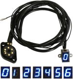 Motorcycle Digital Gear Indicator , Motorcycle Gear Shift Sensor Waterproof Gear Shift Indicator Digital Meter LED Display Universal for Motorcycles - Image 2