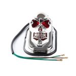 High Quality Motorcycle Skull Lights Rear Cheap Tail Light for Motorcycle Universal Wholesale Motorcycle Brake Light