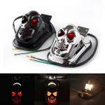 High Quality Motorcycle Skull Lights Rear Cheap Tail Light for Motorcycle Universal Wholesale Motorcycle Brake Light - Image 3