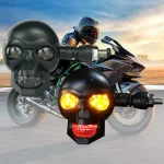 Motorcycle Light,12V Skull Head LED Turn Signal Motorcycle Lights | Waterproof Turn Signal Skeleton Auxiliary Lighting Car Accessories for Diving Street Truck - Image 6