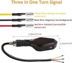 Motorcycle Accessories Colorful Motorcycle LED Turn Signal Light with Bright Arrow Projector Lamp - Image 4