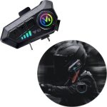 Y10 Motorcycle Helmet Headset Bluetooth 5.3 Voice Contro Motorcycle Wireless Hands-on Talking Headset Waterproof - Image 3