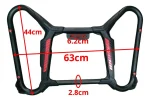 Motorcycle Safe guard E102 Universal fitting Heavy Duty With Anti Rust ABS Coating - Image 4