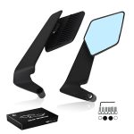 Stealth Max Wing Mirrors Kawasaki Ninja Universal Motorcycle Side Rear View Mirror