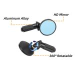 Mini Motorcycle Rearview Mirror Rotatable Aluminum Alloy HD Anti-Glare Side Mirror Universal Motorcycle Accessories Manufactures - Image 5