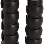 HTTMT- TRHB114C-25 - Chrome 1" 25mm Rubber Hand Grip Compatible with Harley Davidson FXDWG Dyna Wide Glide