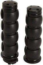 HTTMT- TRHB114C-25 - Chrome 1" 25mm Rubber Hand Grip Compatible with Harley Davidson FXDWG Dyna Wide Glide
