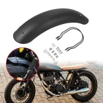Motorcycle Mudguard Rear Fender for for Z900RS Retro Motorcycle Front Mudguard Tire Hugger Matt Black Front Mud Guard Shock - Image 7