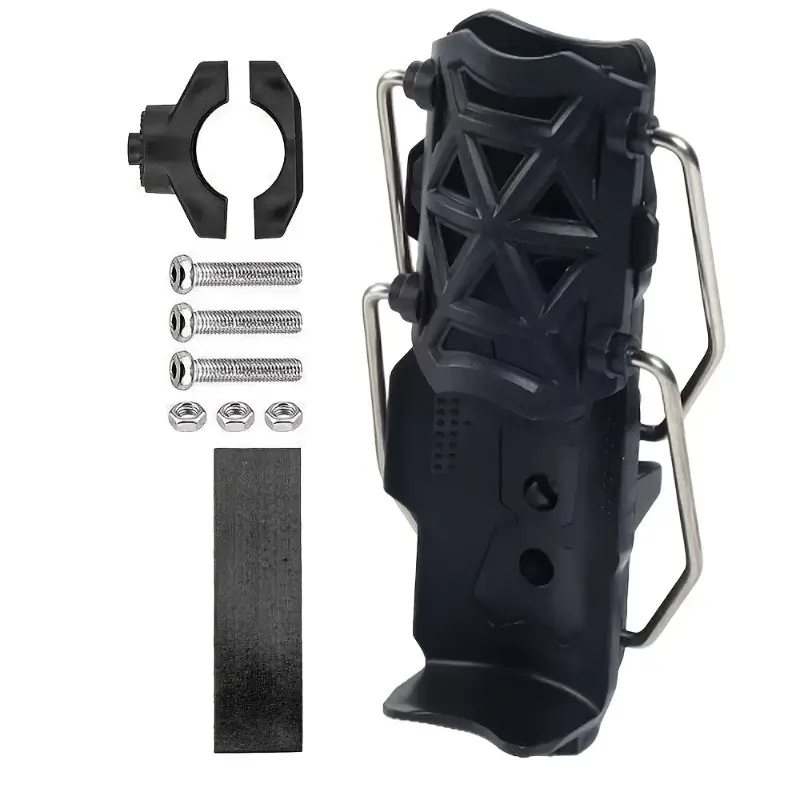 bo 1 Adaptive Bicycle Water Bottle Holder, 360° Rotating Auto-Clamping Cup Holder, Universal Fit for Bicycle/Motorcycle, Anti-Shake & Spill-Proof Motorcycle Bike Water Bottle Holder(Black) - Image 1