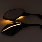 Side View Mirrors SVM25 - Built In LED Indicators Signals Blinkers - Sports Look - Rear Visibility - Image 5