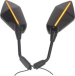 Side View Mirrors SVM25 - Built In LED Indicators Signals Blinkers - Sports Look - Rear Visibility - Image 4