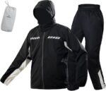 Rain Suit for Men Women, Waterproof Rain Jacket Pant for Motorcycle Golf Hiking Cycling Rain Gear Coat